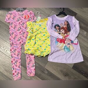 NWT Girl Pajama Bundle 6X